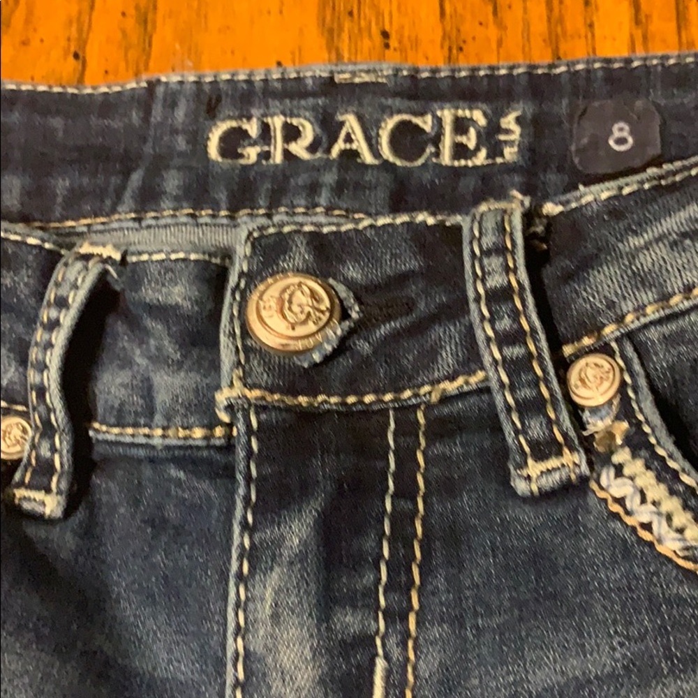 Bundle - 2-Grace in LA Jeans size 8(TWO PAIRS)